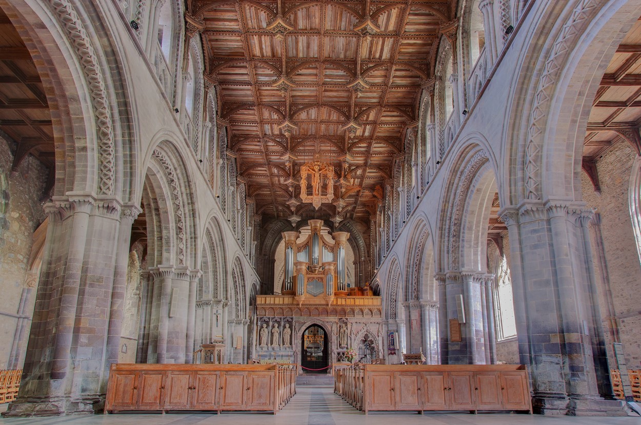 St Davids Cathedral Inside