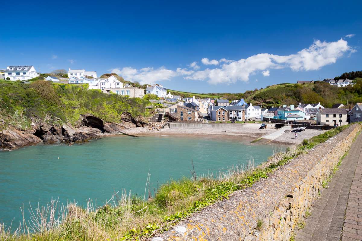 Drink and Dine at The Castle pub in Little Haven, Wales