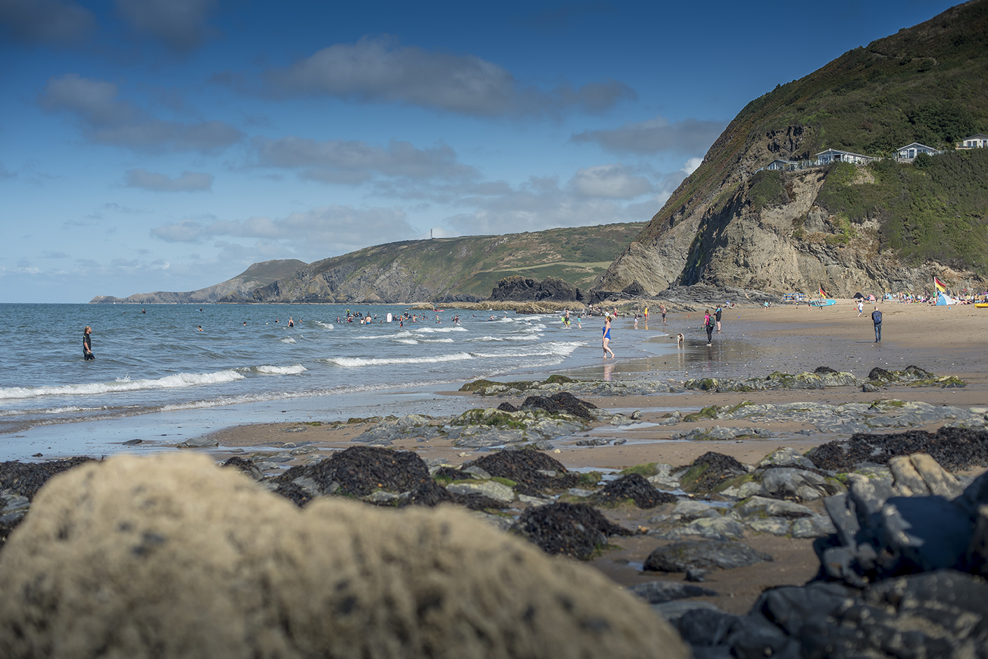 Tresaith beach clearance